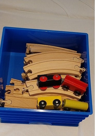 houten speelgoed trein ikea, Enlèvement, Comme neuf, Autres types