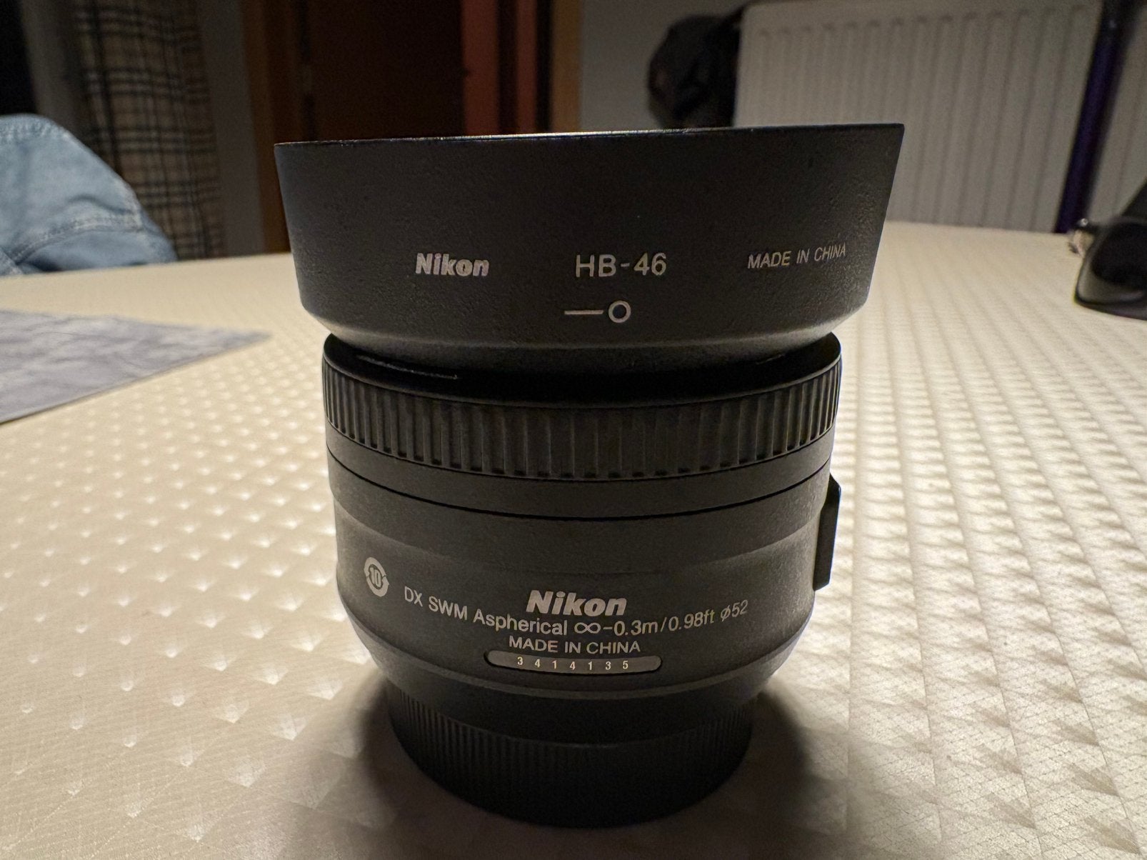 Nikon lens 35 mm 1.8, Ophalen, Lensdoppen, 35 mm, Nikon