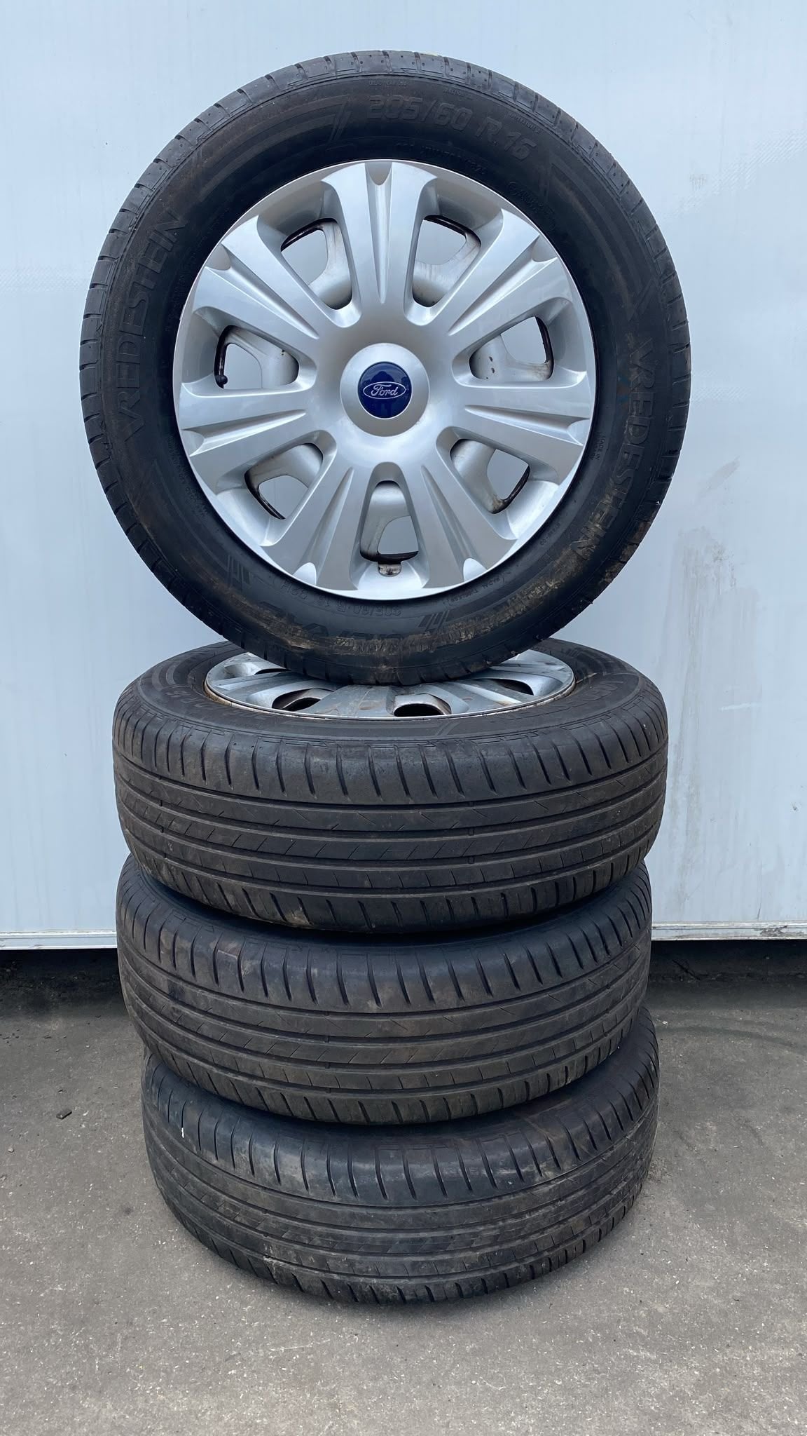 Ford Transit Connect Zomer Banden Set 215-55-16 5x108, Pneus et Jantes, -, Utilisé, -