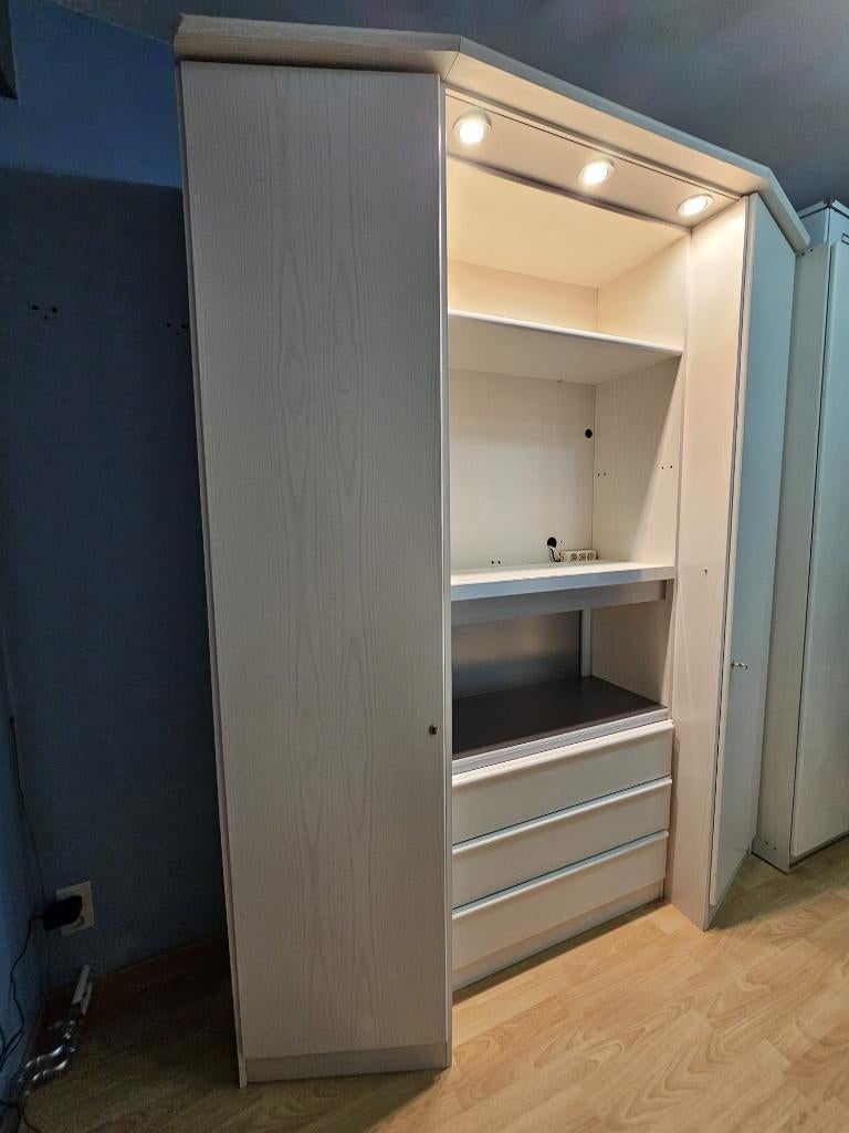 Wastiau Godeau kast 2 deuren, 3 laden, tv, divers, led, Huis en Inrichting, Kasten |Televisiemeubels, Ophalen