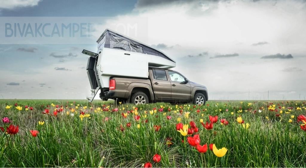 Nieuw! pick-up Afzetunit - camperunit EARTHCAMP Bivakcampers, Caravans en Kamperen, Mobilhome-accessoires, Nieuw, Ophalen