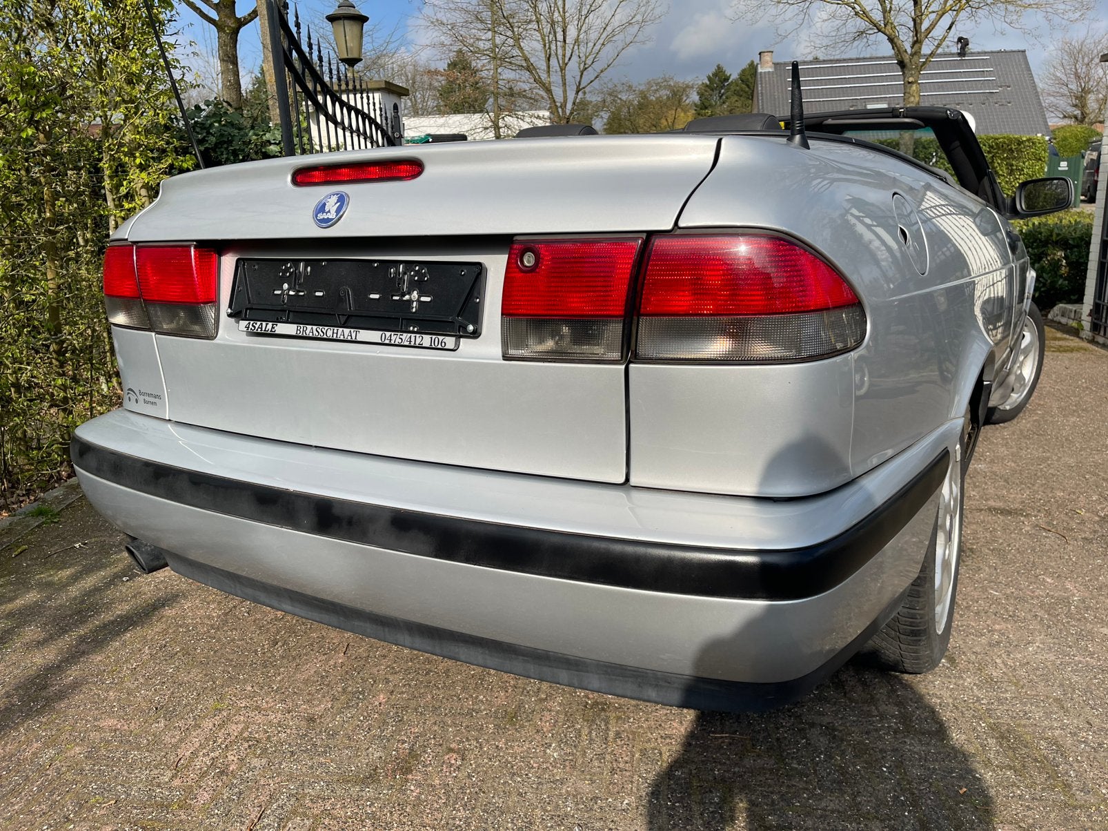9-3 2.0i Cabrio Leder/Airco!!!!!!, Auto's, Saab, Voorwielaandrijving, 4 zetels, 4 cilinders, Cabriolet