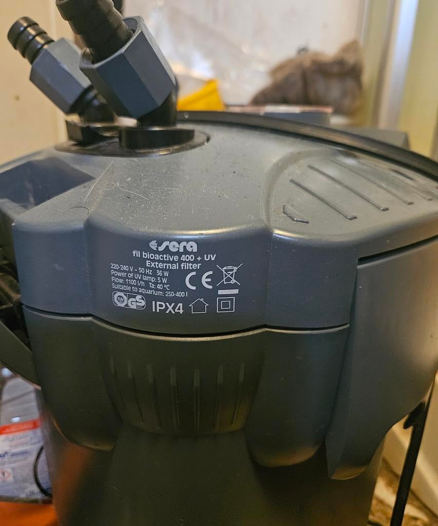 Aquarium filter plus co2, Enlèvement