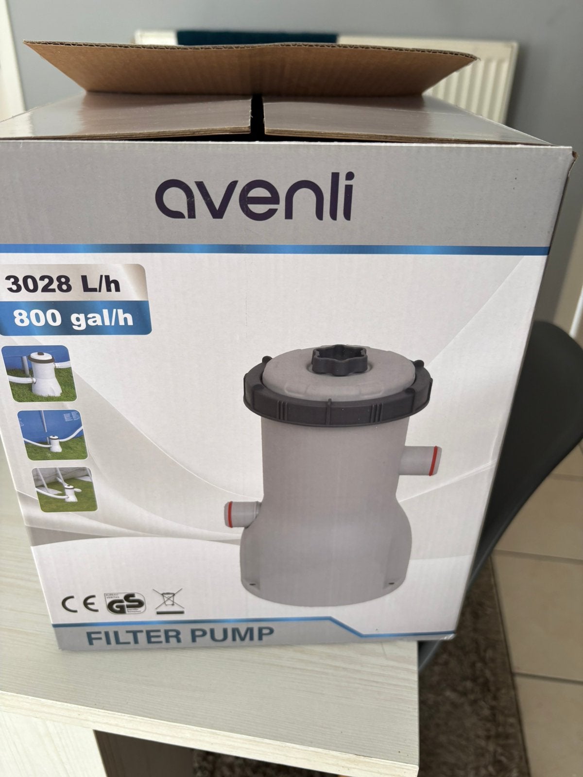 Filterpomp, Ophalen, Zo goed als nieuw