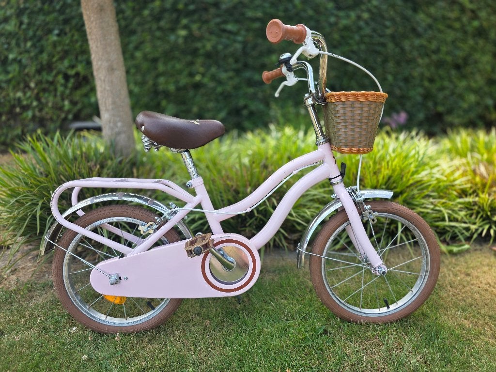 Meisjesfiets 16inch, Gebruikt, Velgrem, Handrem, 16 inch