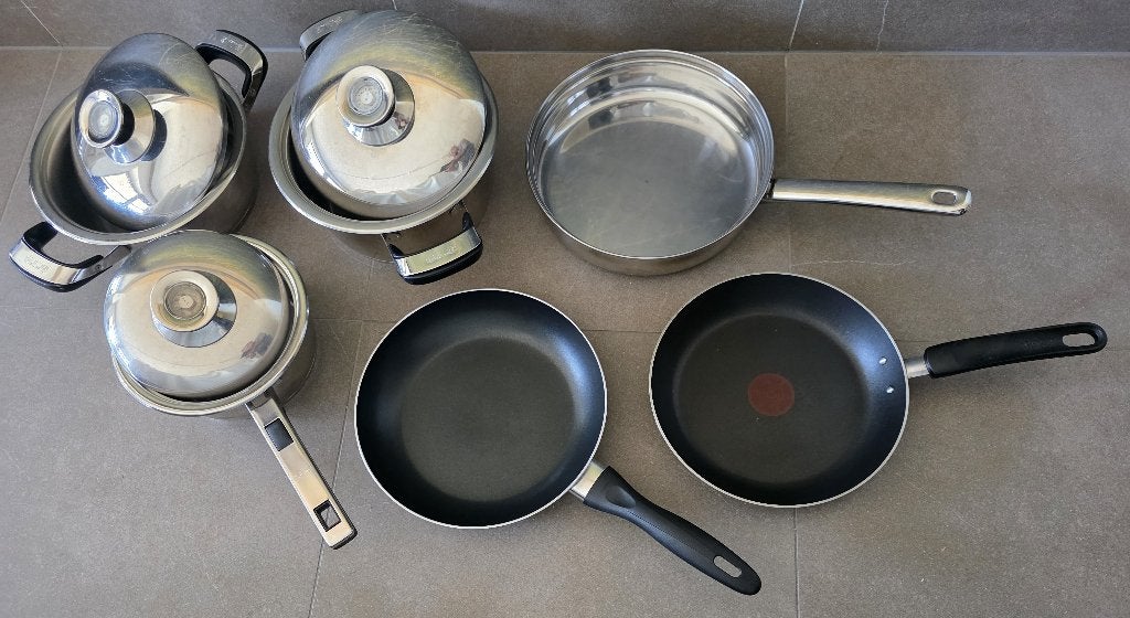 Kookpotten & -pannen set; met deksels, Ophalen