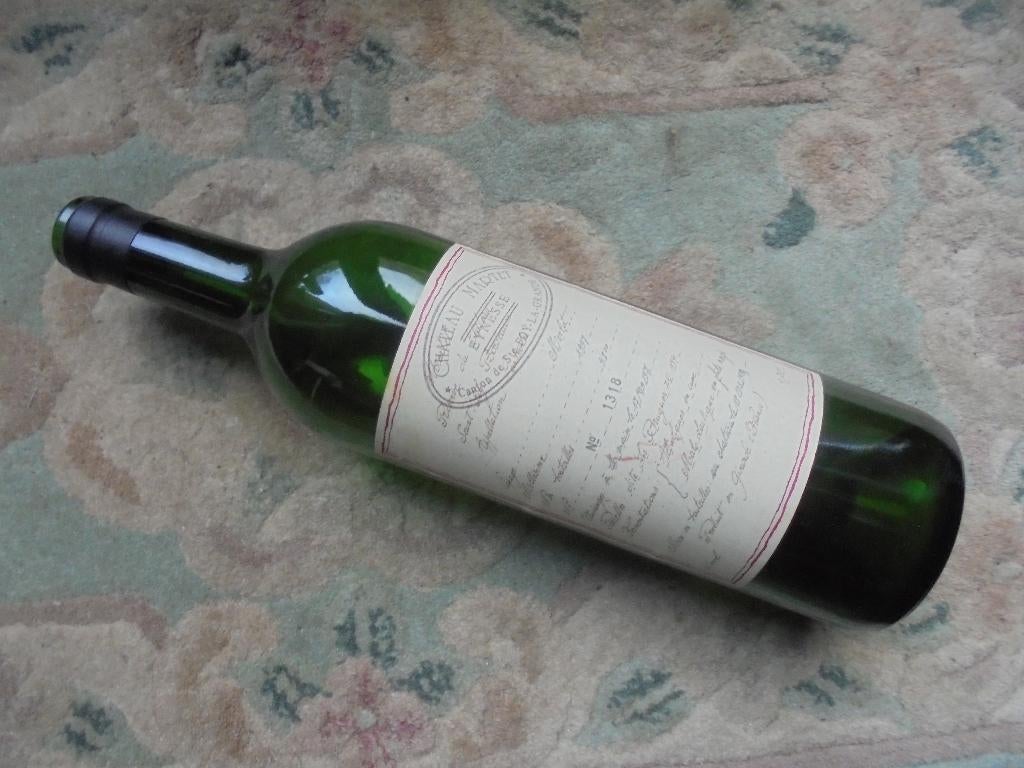 Bouteille de vin Chateau Martet 1997, Collections, Vins, Enlèvement, France, Vin rouge, Utilisé