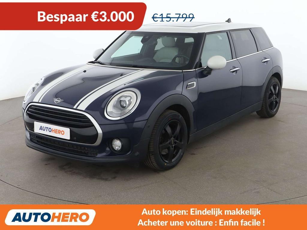 MINI Cooper Clubman Cooper (bj 2019, automaat), Auto's, 4 deurs, Gebruikt, Adaptive Cruise Control, Leder