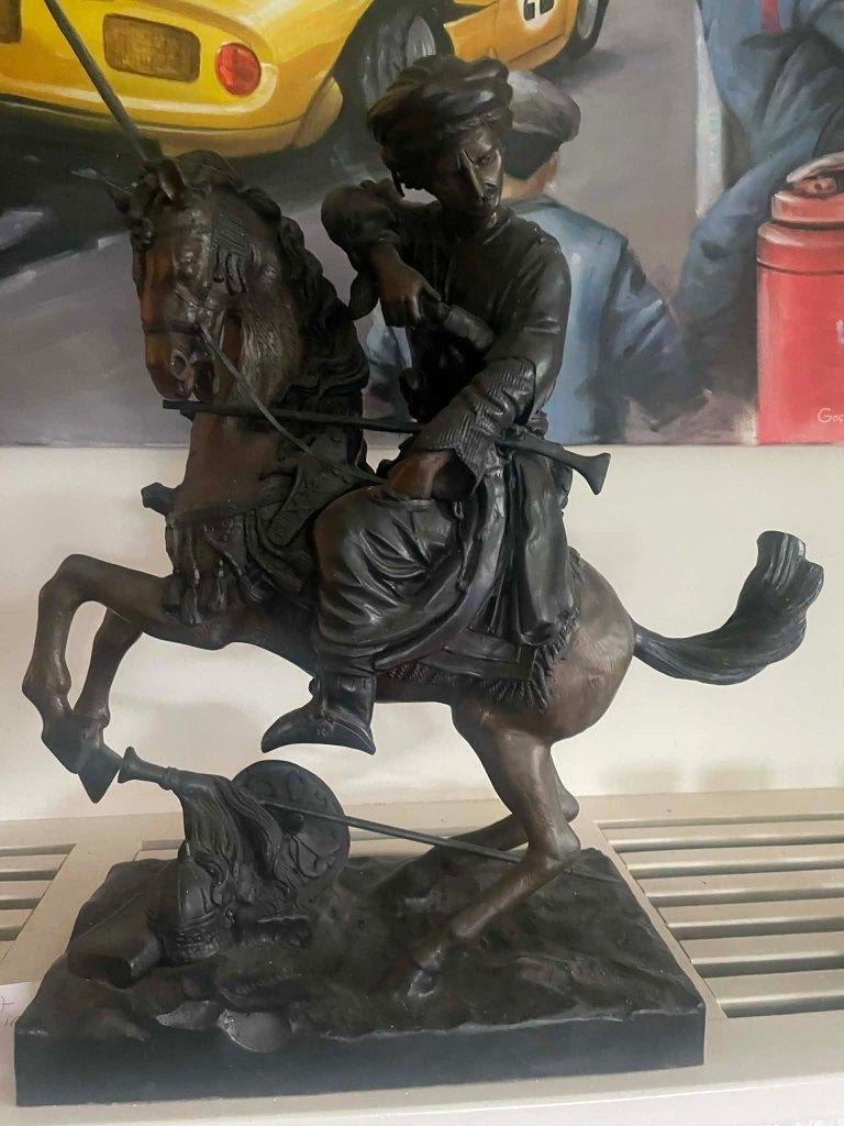 beeld E. Guillemain 1841-1907, Antiek en Kunst, Ophalen, 50 - 100 cm, Brons, Beeld