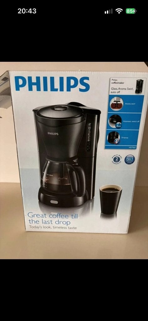 Koffiezet, Elektronische apparatuur, 10 kopjes of meer, Ophalen, Nieuw, Gemalen koffie