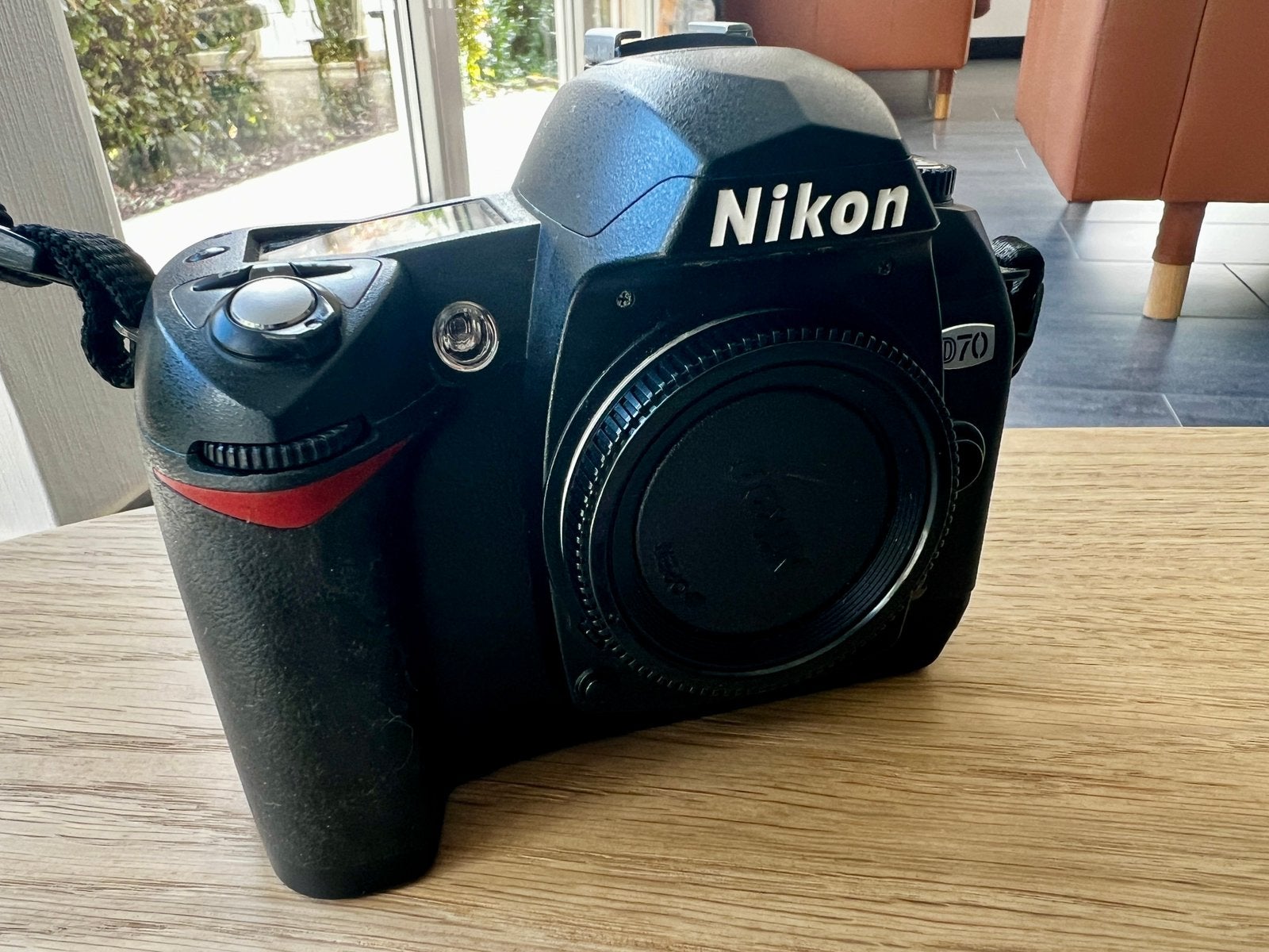 Nikon D70 avec objectif 55—200 mm, Enlèvement, Batterie, Nikon