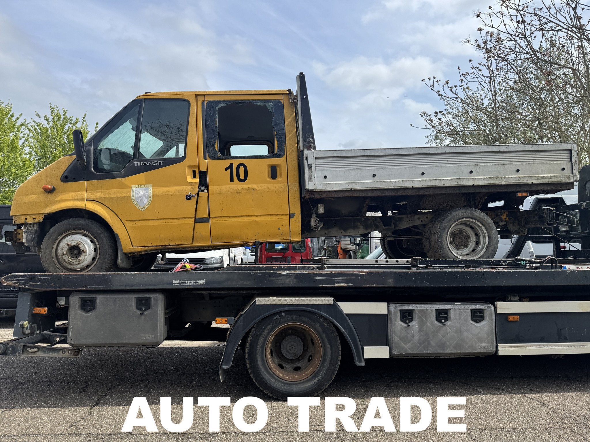 Ford Transit Open Laadbak | Dubbele Cabine | Zo meenemen |, 4 deurs, Gebruikt, 4 cilinders, Bedrijf