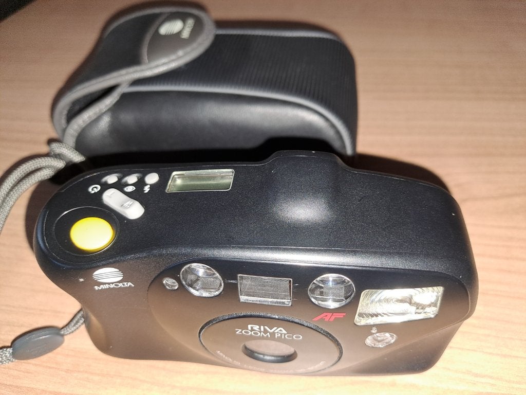 Minolta AF compact filmcamera – 38–60mm zoom – vintage, Audio, Tv en Foto, Fotocamera's Analoog, Ophalen of Verzenden, Zo goed als nieuw