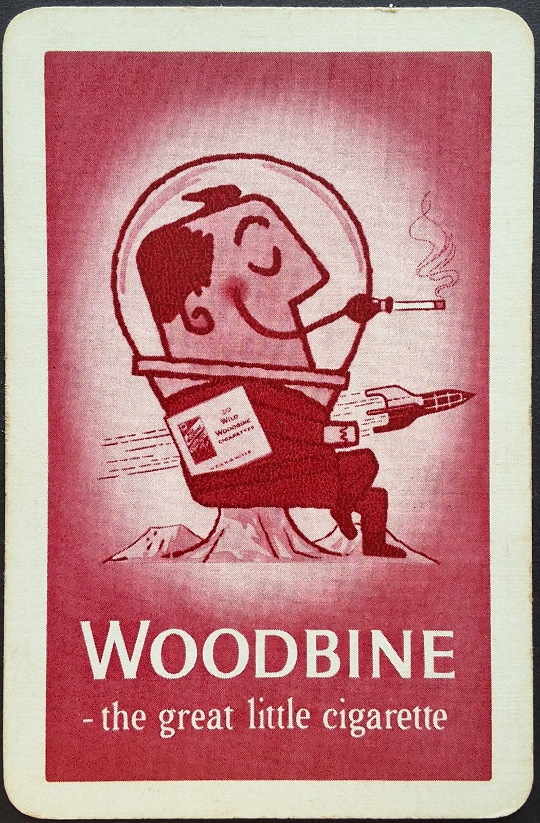 1 Speelkaart  Woodbine, Ophalen of Verzenden