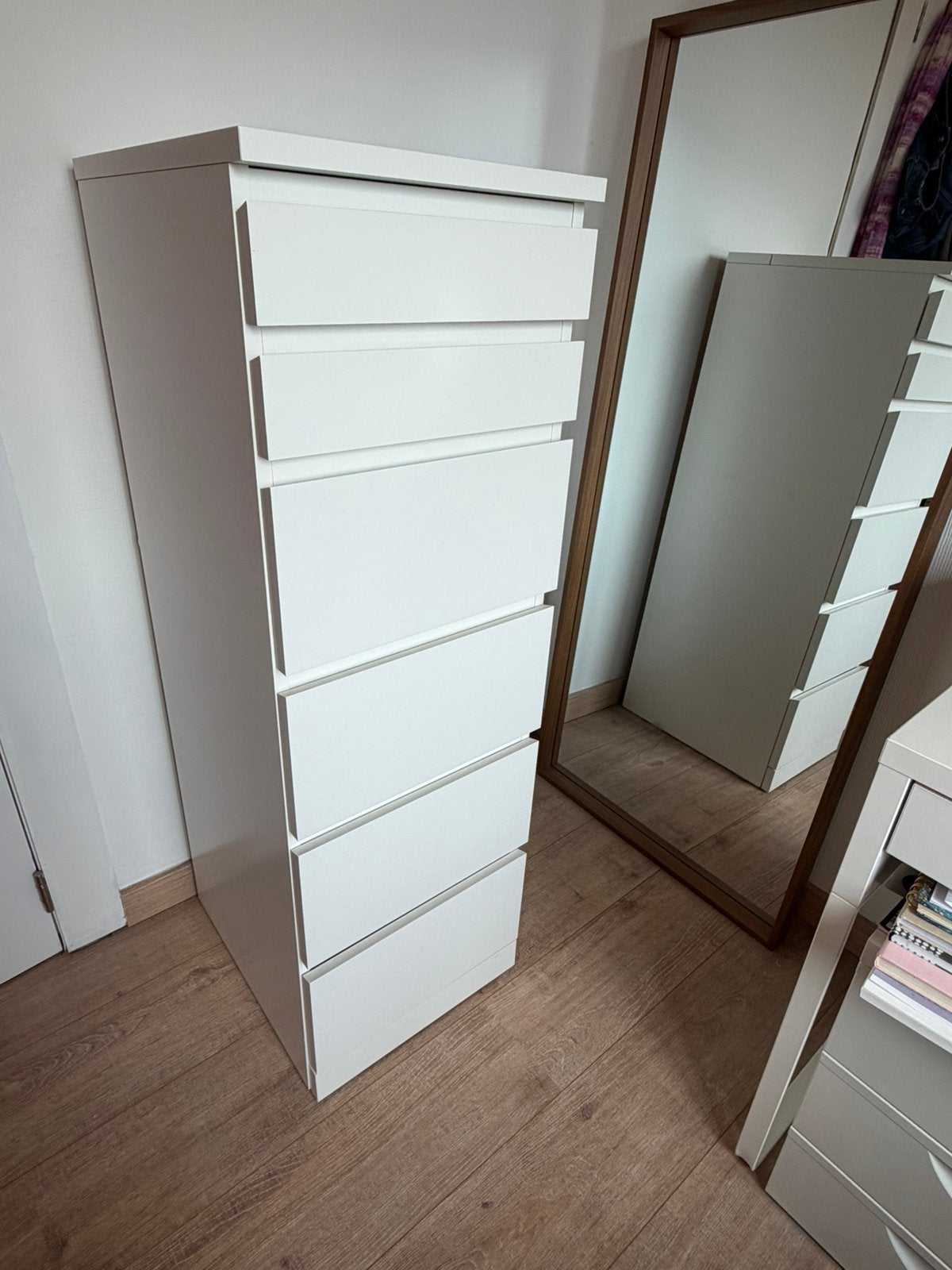 Ikea Malm kast 6 lades, Huis en Inrichting, Kasten | Ladekasten, Ophalen, Minder dan 50 cm, Gebruikt, 5 laden of meer