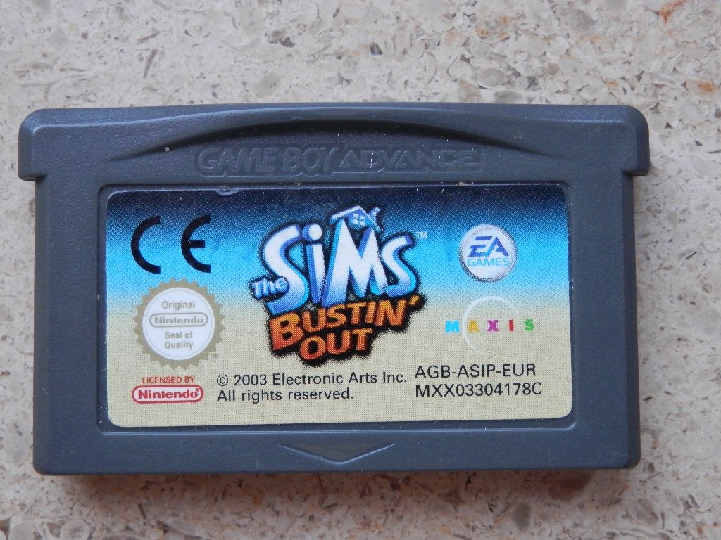 Jeu « The SIMS Bustin Out » pour Nintendo Game Boy Advance, Enlèvement ou Envoi, Utilisé