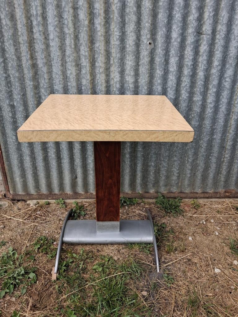 table de café des années 1950, table de bistrot, Enlèvement