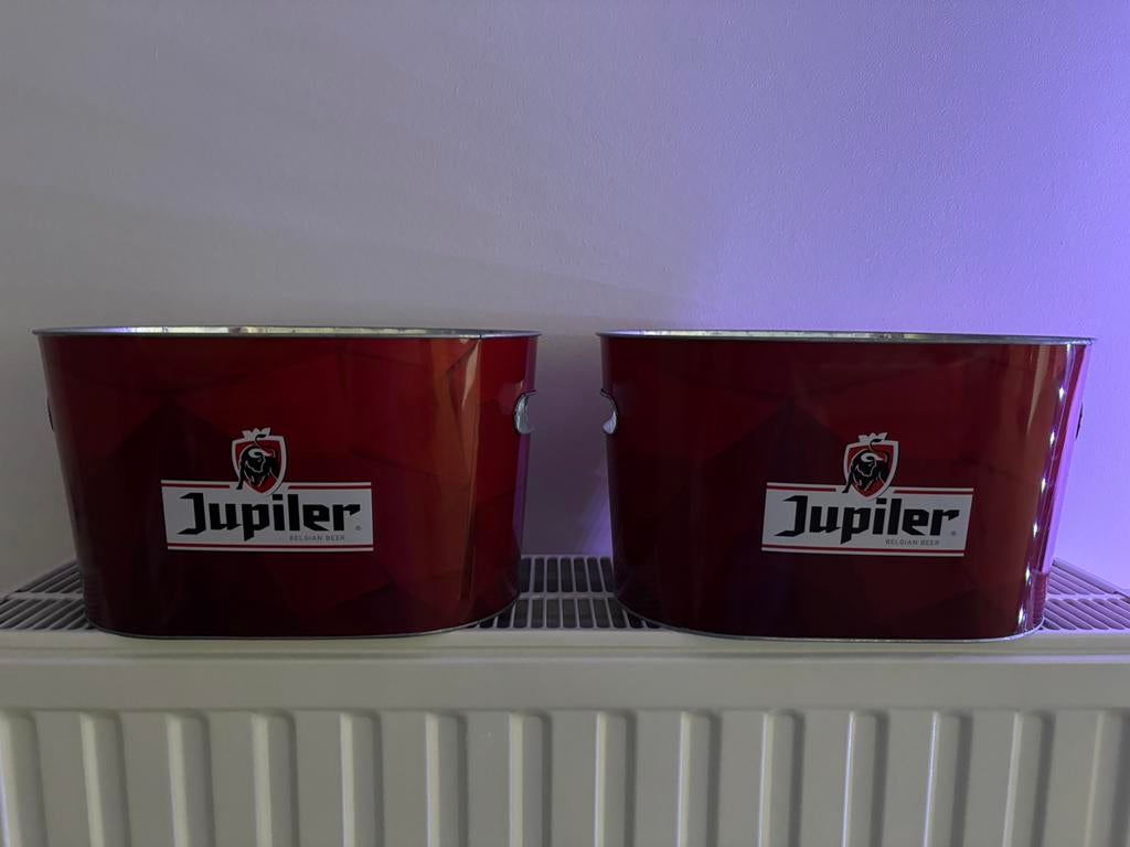 Jupiler ijsemmer 2 stuks, Verzamelen, Ophalen, Zo goed als nieuw, Overige typen, Jupiler