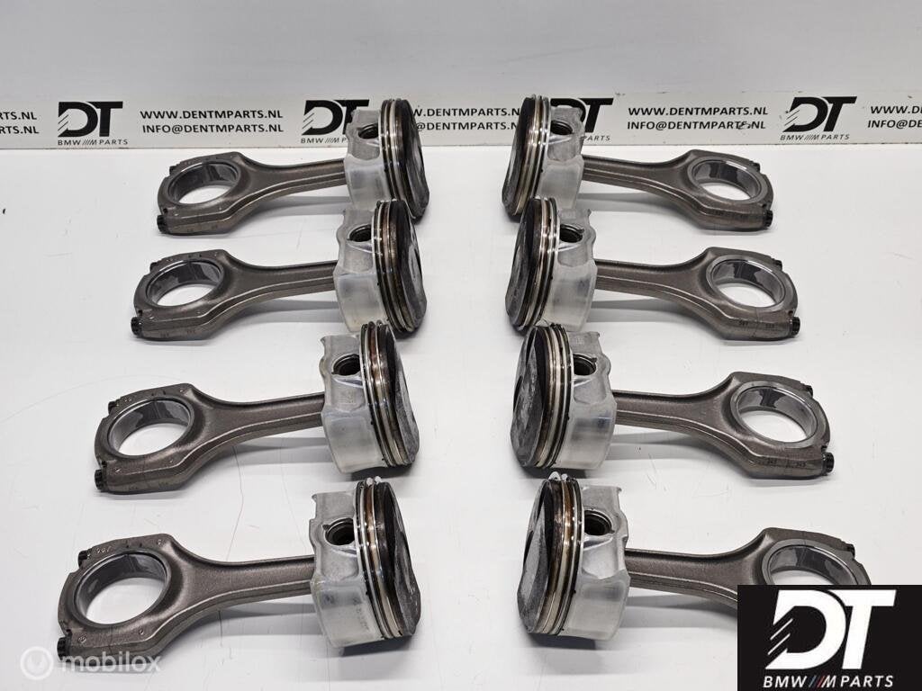 Zuigers + drijfstangen BMW M3 E92 S65 V8 S65B40 11257840922, Enlèvement ou Envoi, Utilisé, BMW, BMW