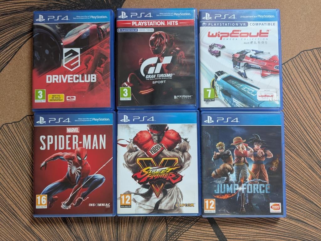 Lot 6 jeux ps4, Ophalen of Verzenden, Sport