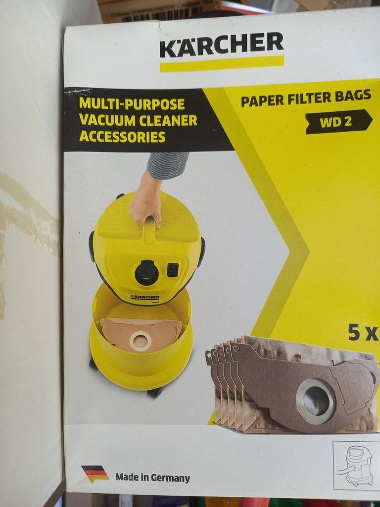 Sacs poussiéres pour aspirateur Karcher WD 2, Electroménager, Enlèvement, Aspirateur