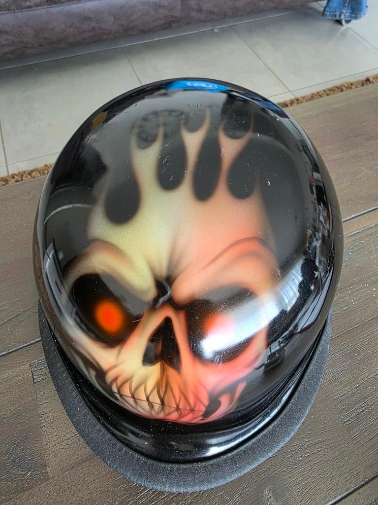 Helm, Fietsen en Brommers, Brommers | Toebehoren, Ophalen, Helm