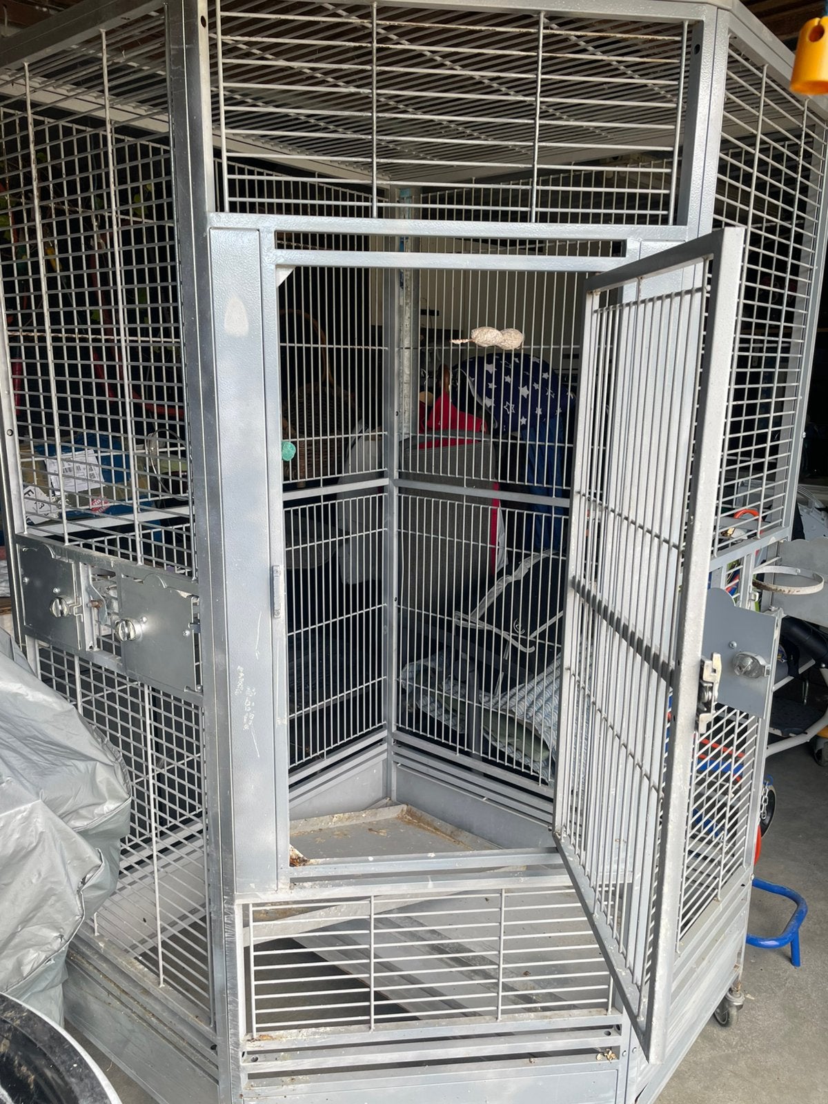 Cage metalique, Animaux & Accessoires, Oiseaux | Cages & Volières, Enlèvement, Utilisé, Métal, Volière