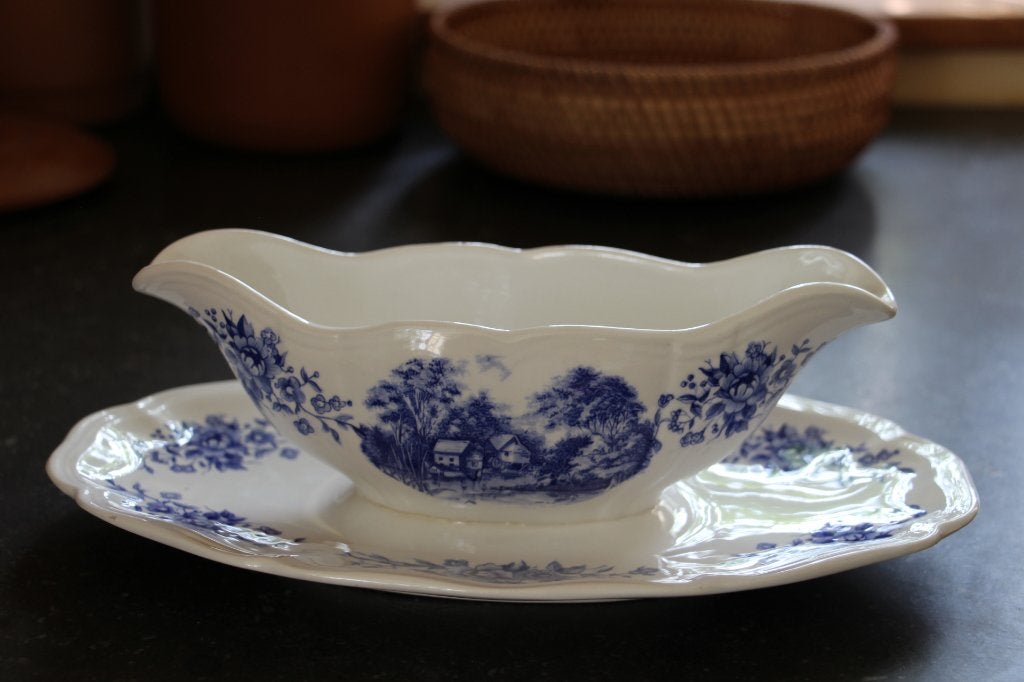 Saucière ancienne Sarreguemines - Modèle "Romantic", Enlèvement