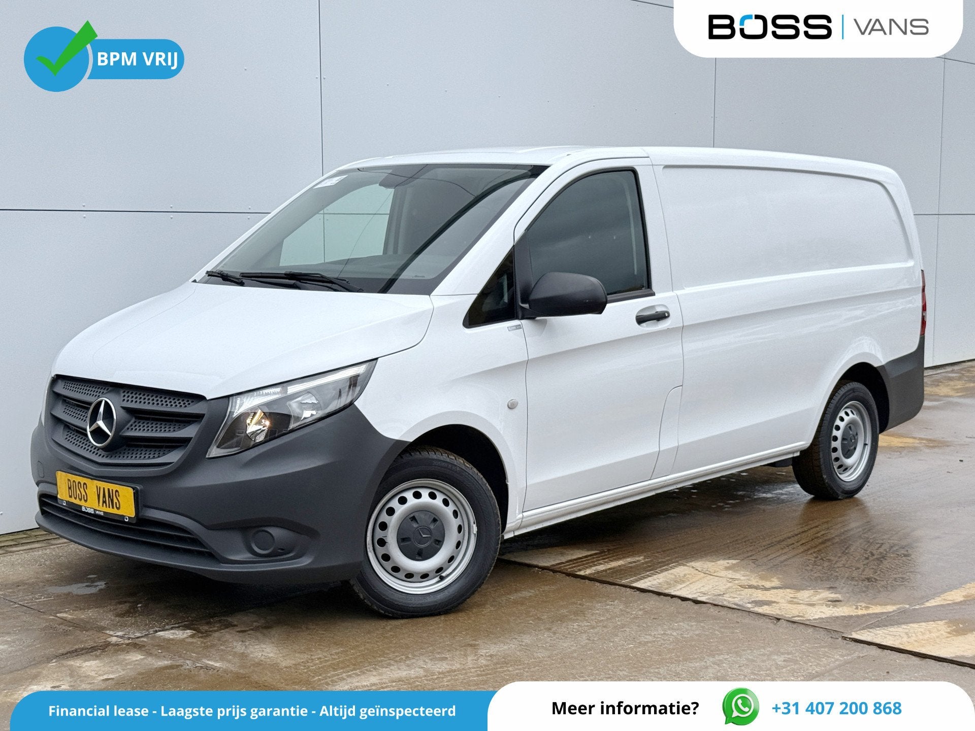 Mercedes-Benz Vito 114 1.9 CDI Automaat L2H1 Achterklep Clim, Auto's, Bestelwagens en Lichte vracht, Automaat, 4 deurs, Achterwielaandrijving