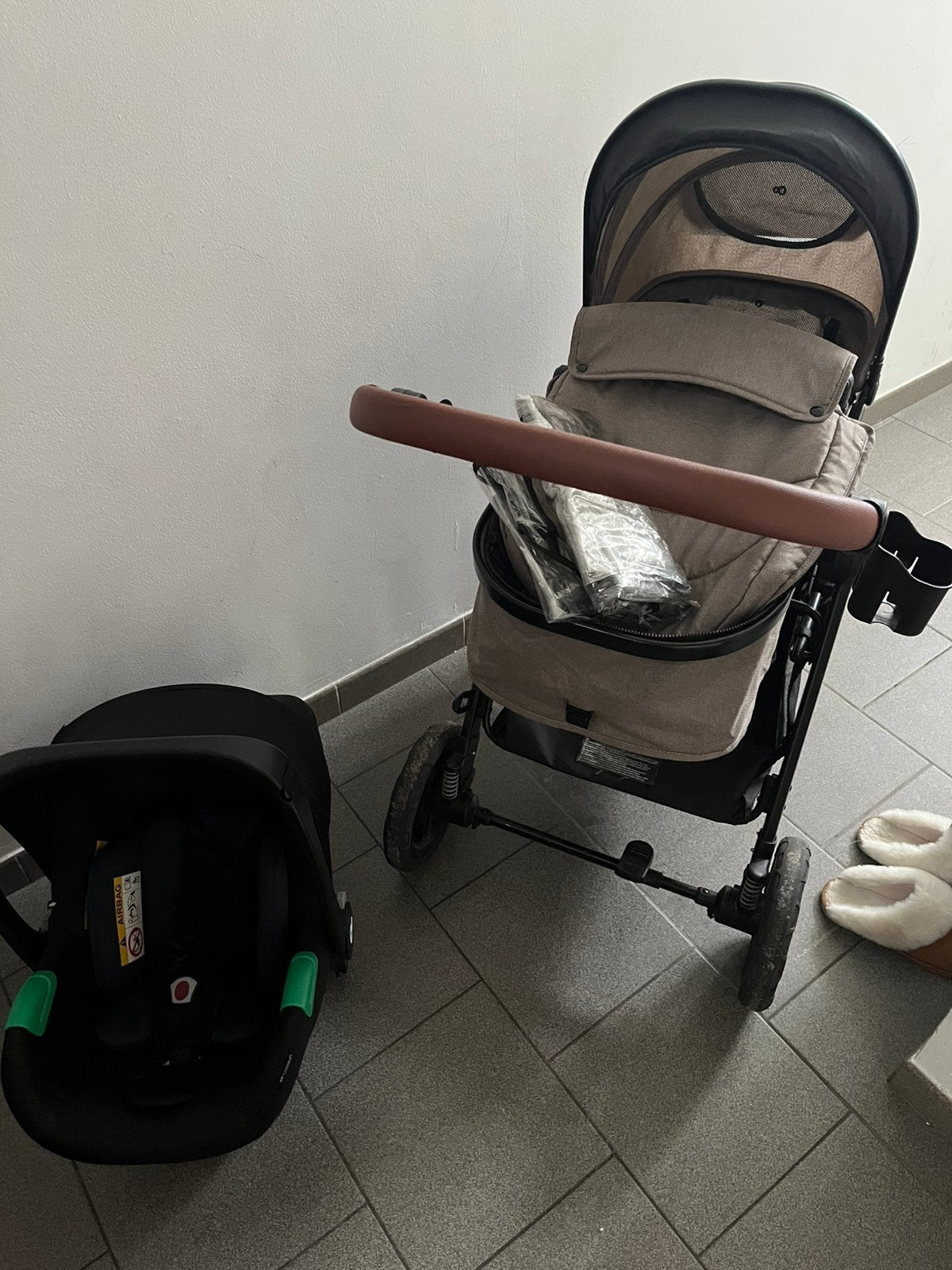 3in1 buggy, Kinderen en Baby's, Kinderwagens en Combinaties, Ophalen, Gebruikt, Overige merken, Met autostoeltje
