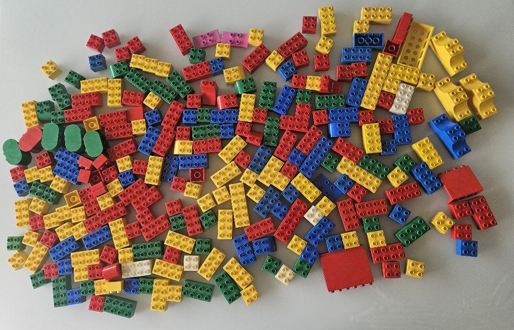 Duplo met vele accessoires, poppetjes,dieren,meubeltjes.., Kinderen en Baby's, Speelgoed | Duplo en Lego, Ophalen of Verzenden