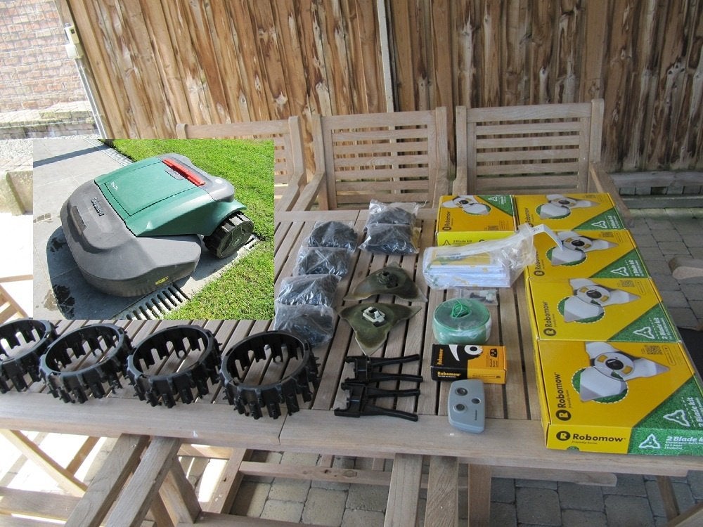 Robomow rs615u, Tuin en Terras, Robotmaaiers, Gebruikt, Meer dan 25 cm, Met regensensor, Bestuurbaar via app, Ophalen