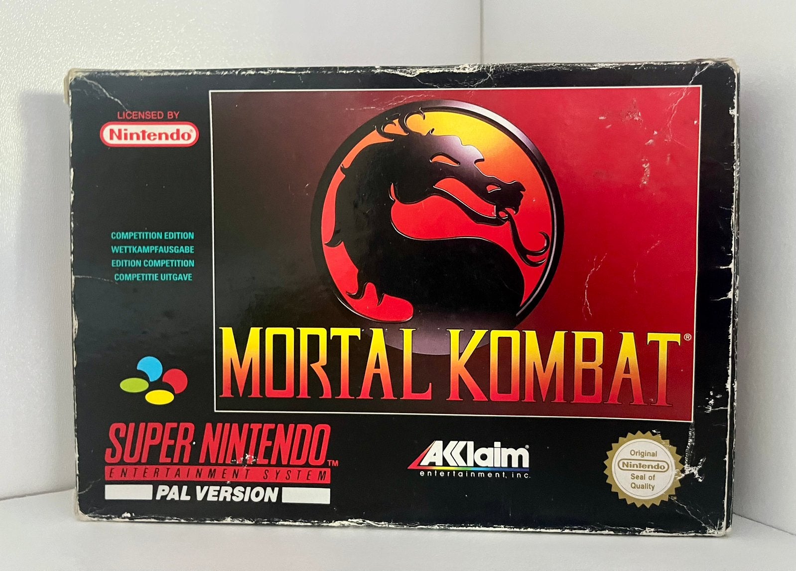 Mortal Kombat, Enlèvement, Comme neuf