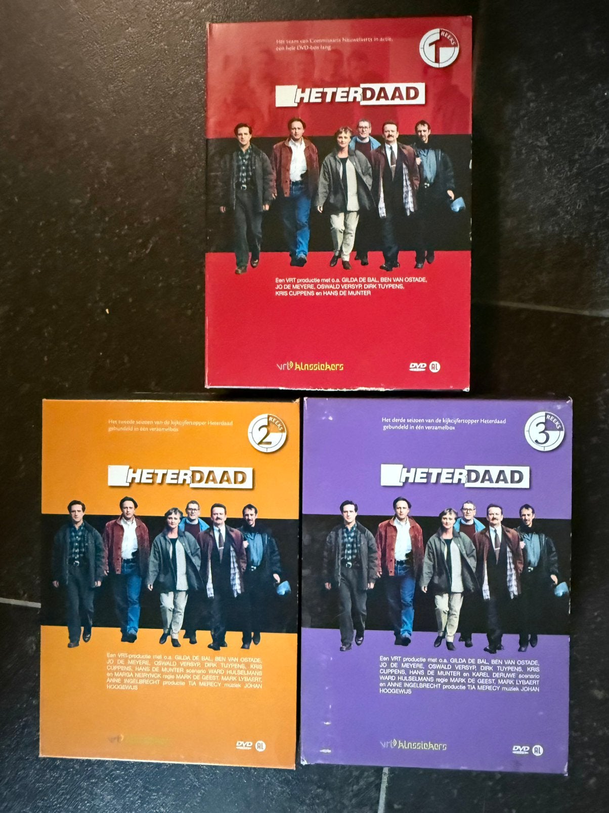 Vlaamse serie heterdaad compleet, Cd's en Dvd's, Ophalen of Verzenden, Zo goed als nieuw