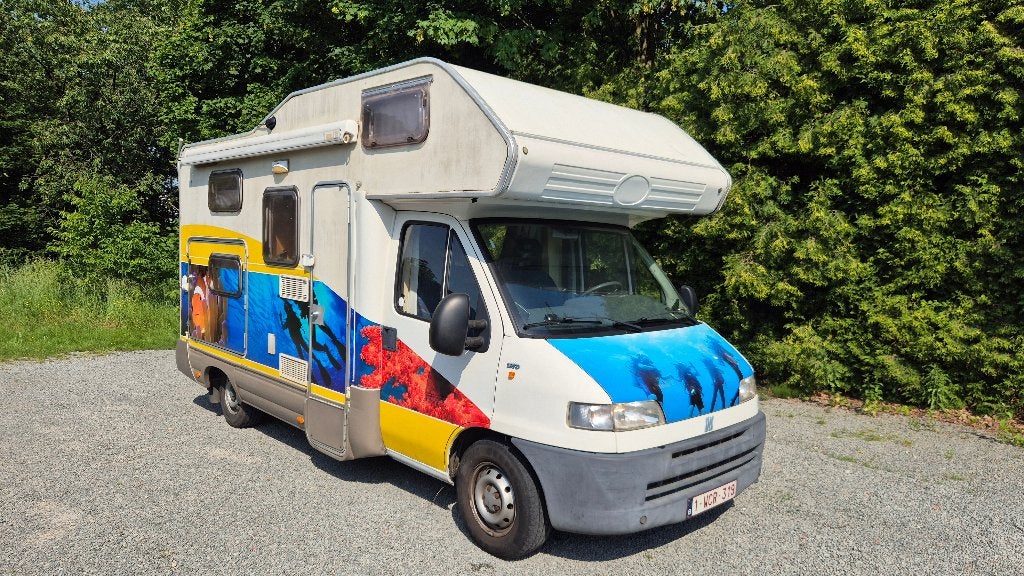Fiat Ducato 1.9 TD Alkoof camper - Mobilhome, Standaard zit, Alkoof, Fiat, Particulier