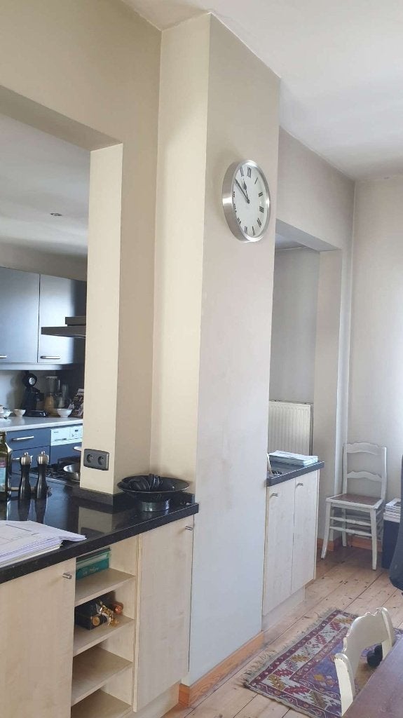 Volledige keuken + keukeneiland, in perfekte staat, stevig !, Huis en Inrichting, Ophalen, Zilver