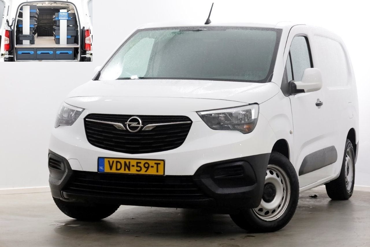 Opel Combo 1.5D 102pk L2H1 Edition Airco/Cruise Control/Inri, Auto's, Wit, Parkeersensor, 151 g/km, Overige carrosserie