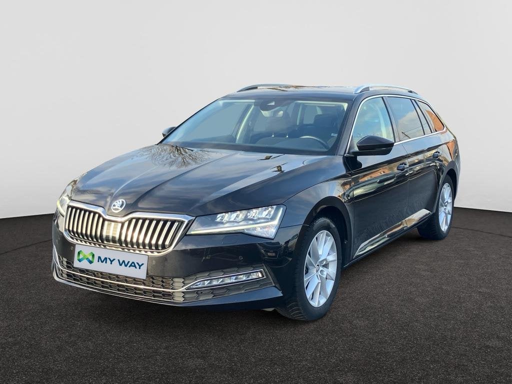 Skoda Superb Combi Superb Combi 1.5 TSI ACT Style DSG, Auto's, Skoda, Automaat, Zwart, Break, Navigatiesysteem