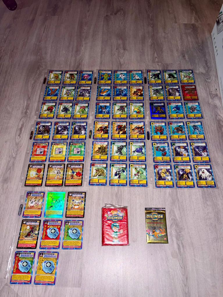 Complete 1ste Edition Digiimon set Mint staat !, Ophalen, Zo goed als nieuw