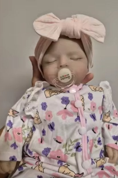 Realistische baby pop levensecht Rosalie (46cm), Ophalen of Verzenden, Nieuw, Pop