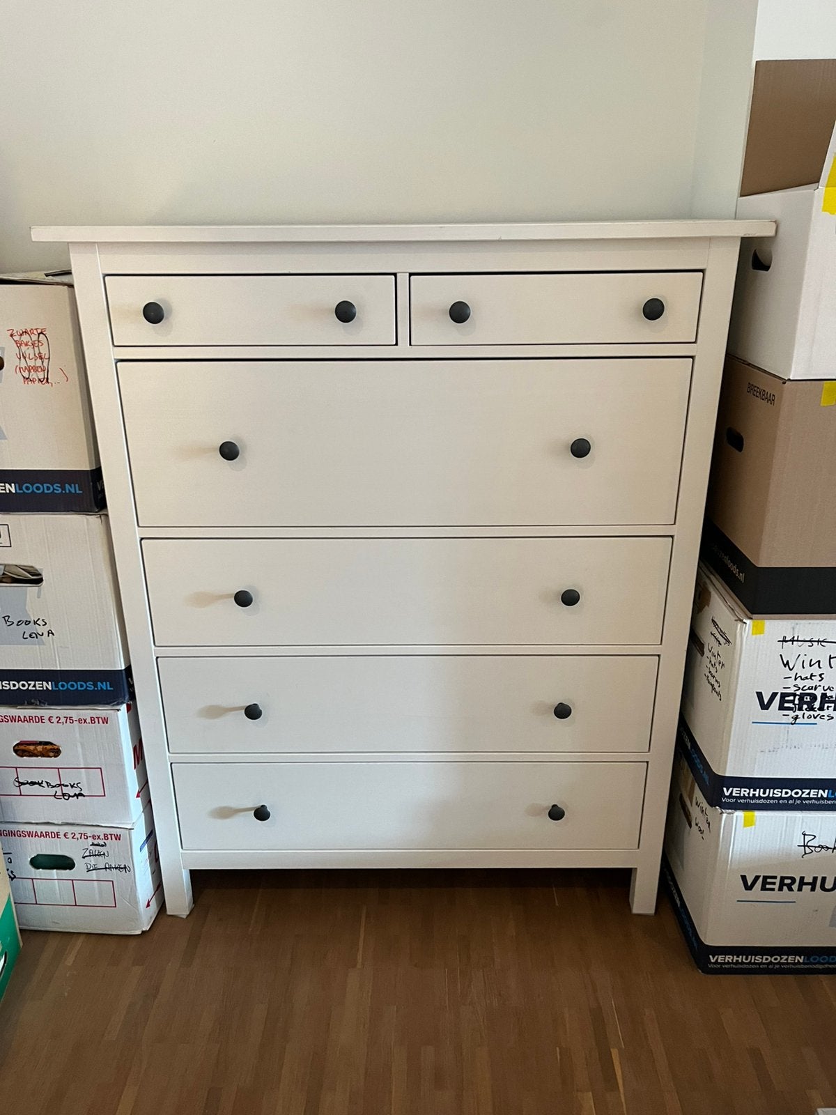 Kast Hemnes, Ophalen, Gebruikt, 100 tot 150 cm, 5 laden of meer