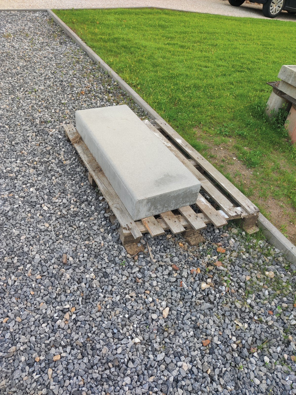 Traptrede terras, Ophalen