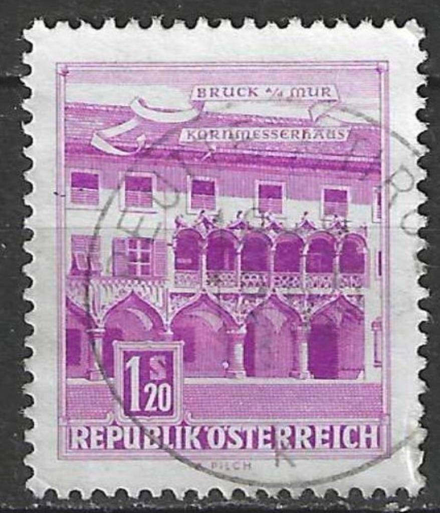 Autriche 1962/1970 - Yvert 955A - Monument ou édifice (ST), Timbres & Monnaies, Timbres | Europe | Autriche, Envoi, Affranchi