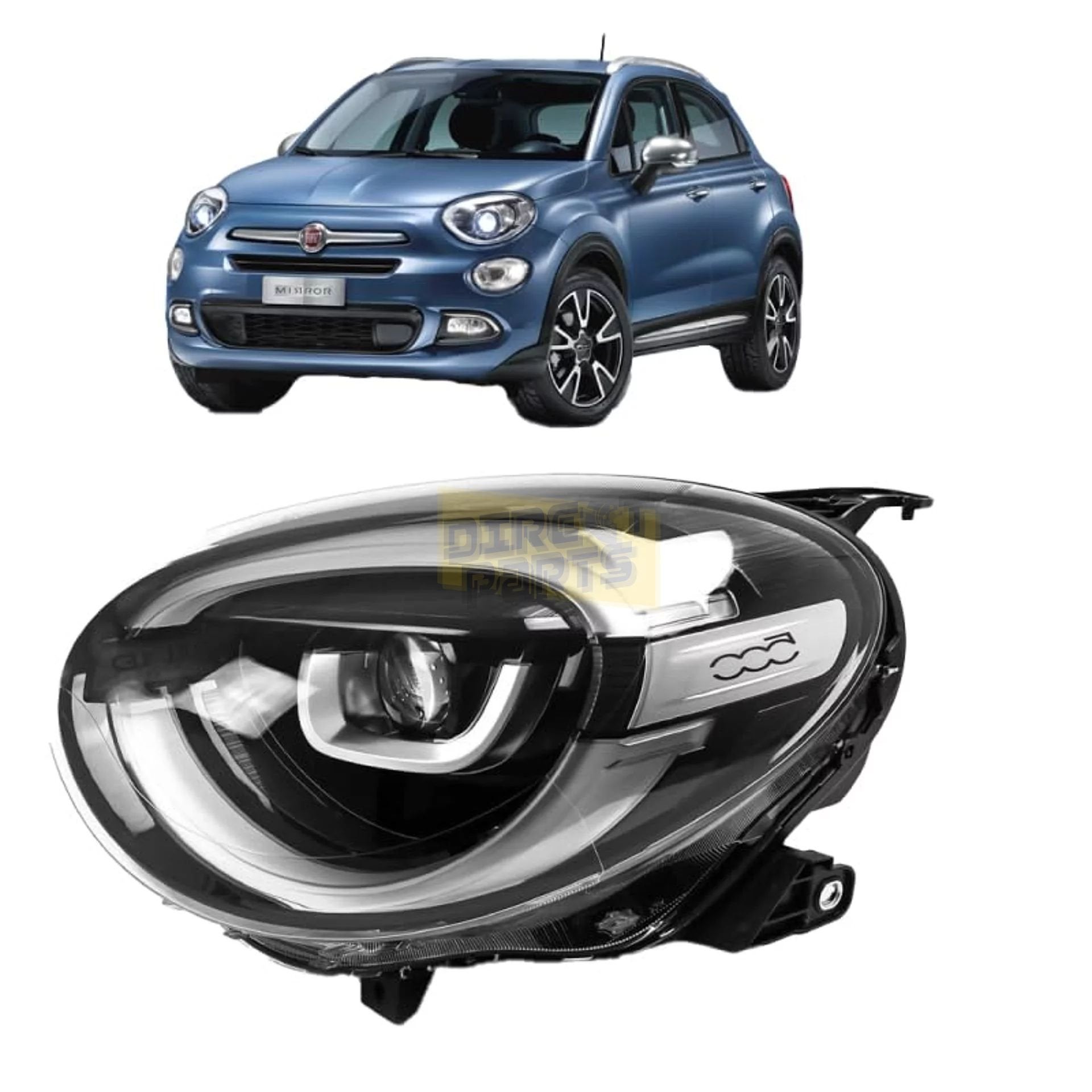 Fiat 500X Koplamp Rechts boven LED OES! 52225630, Neuf, -, -, Fiat