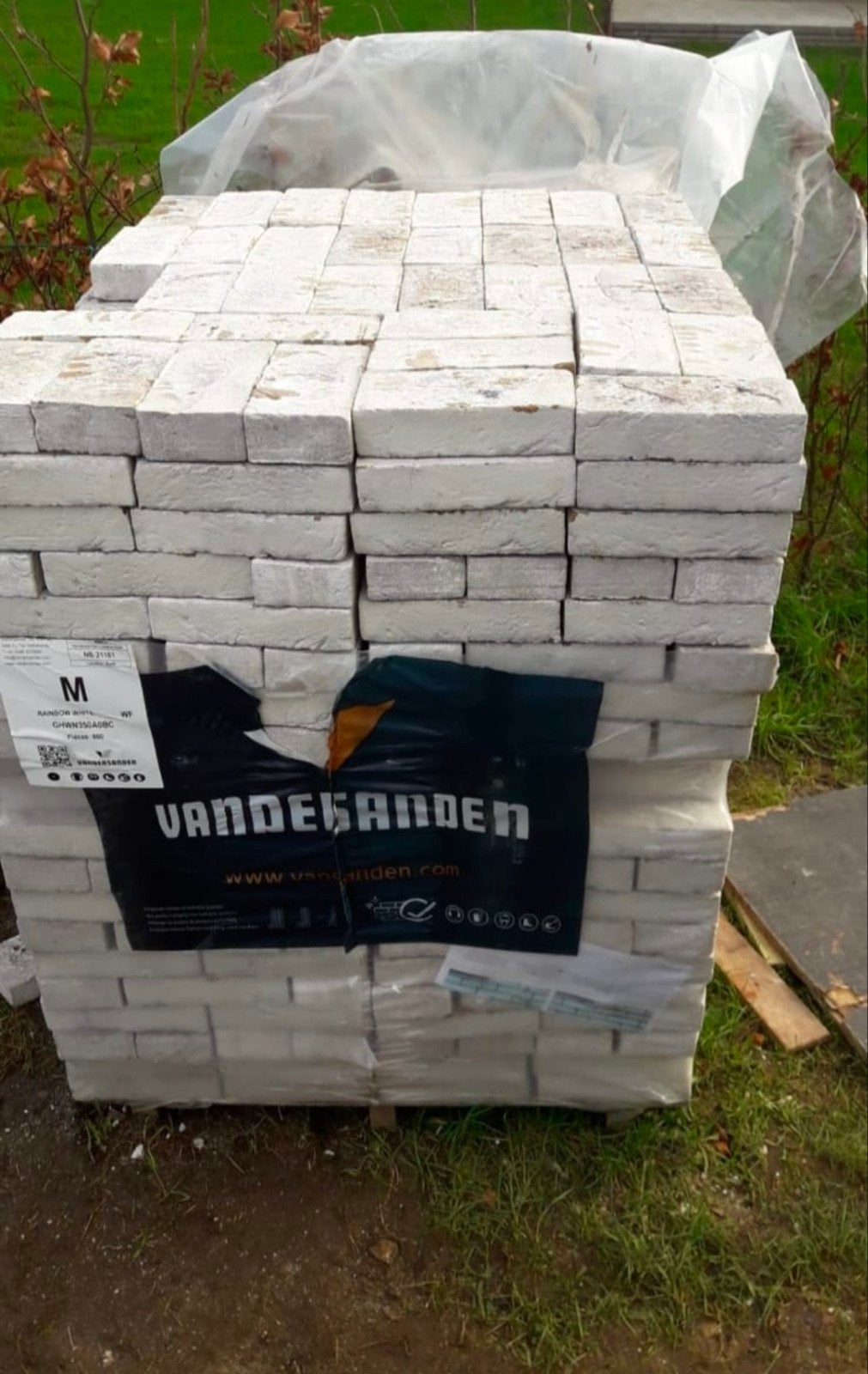 Nieuwe gevelsteen Vandersanden Wapper/Rainbow White, WF50, Doe-het-zelf en Bouw, Metselstenen, Ophalen