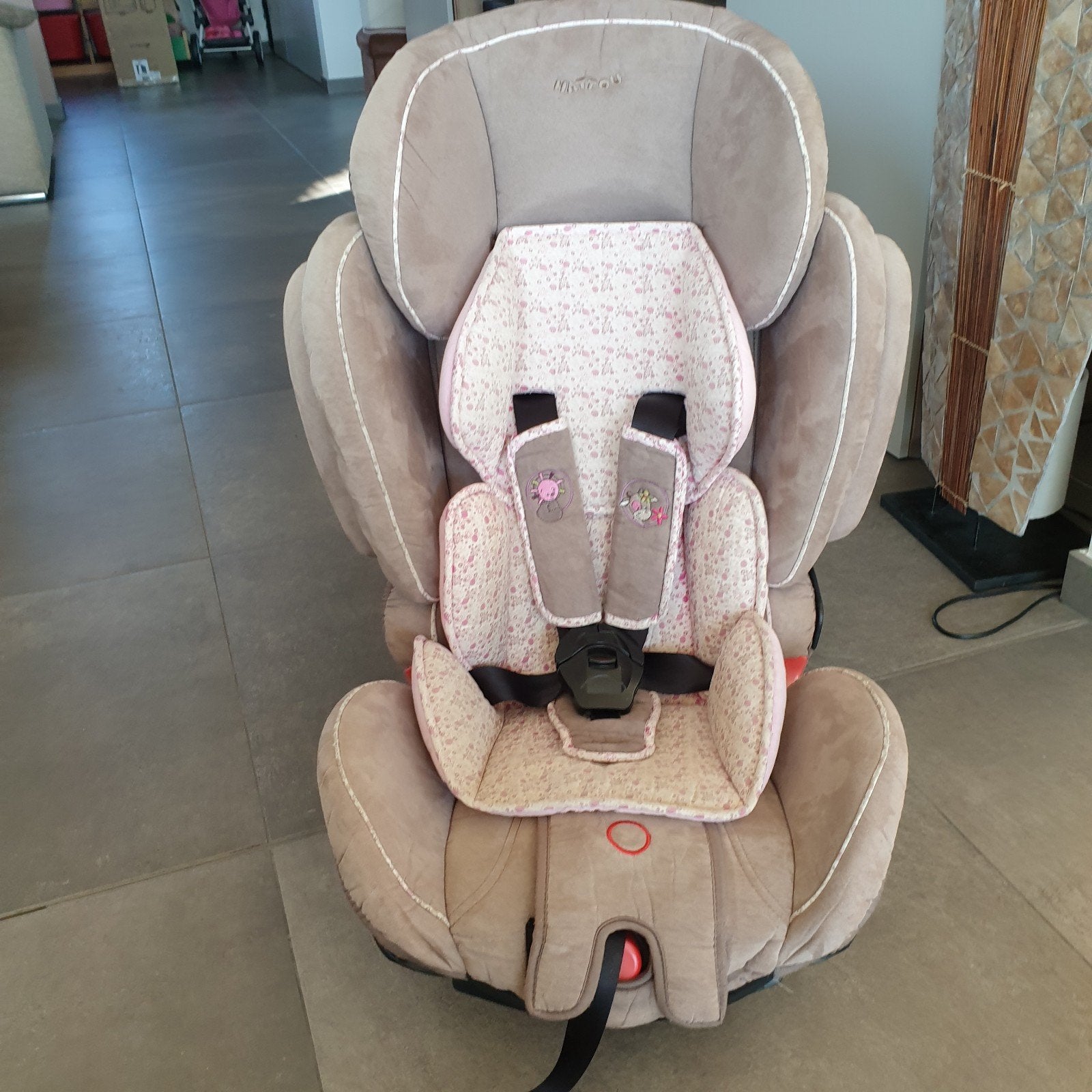 Autostoel Nattou and friends, Kinderen en Baby's, Verstelbare rugleuning, Ophalen, Overige merken, Gebruikt