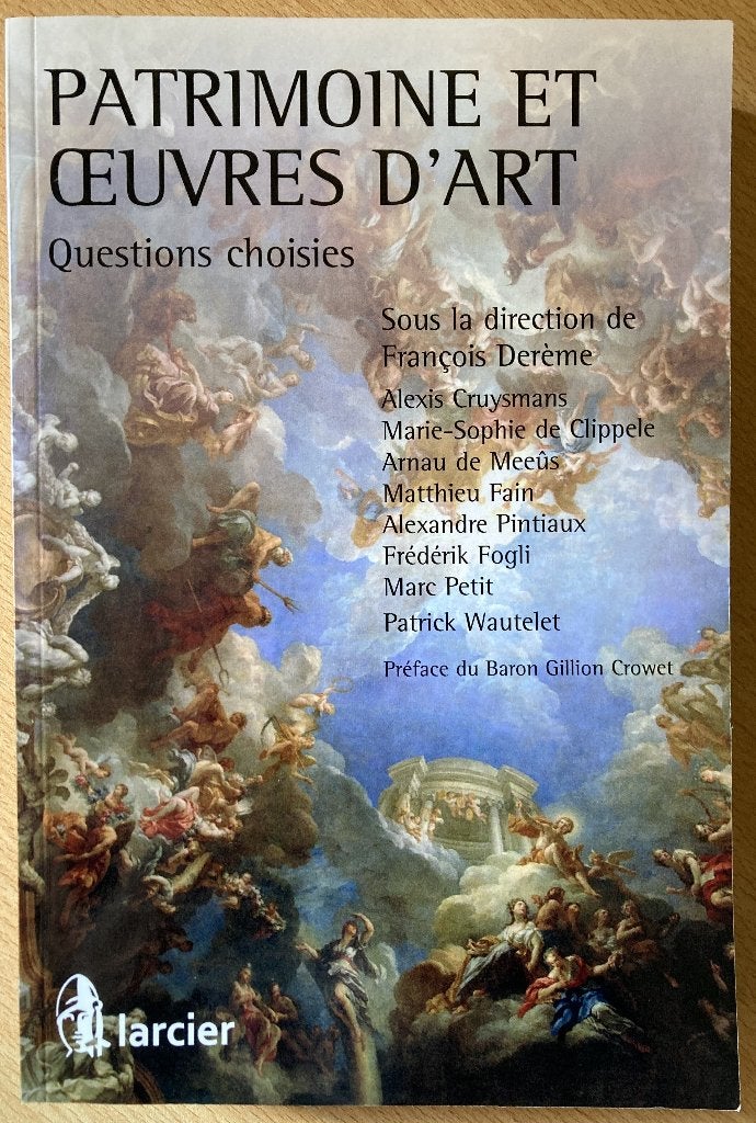 Patrimoine et oeuvres d'art, Livres, Juridique et Droit, Comme neuf, Enlèvement, Alexis Cruysmans