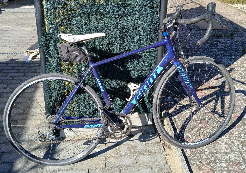 Koersfiets giant, Fietsen en Brommers, Ophalen, Gebruikt, Aluminium, Giant