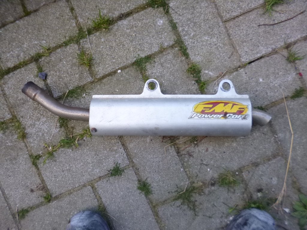 silencieux ovale de moto, lire svp, Enlèvement, Utilisé