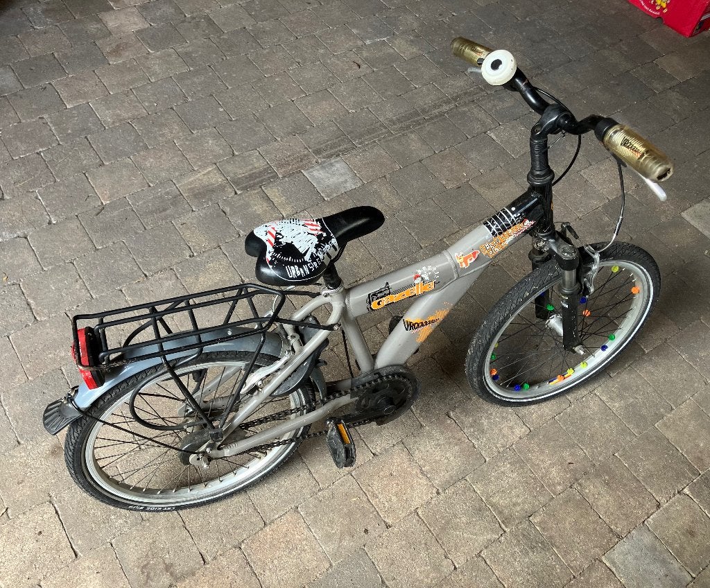 Kinderfiets, Ophalen, Terugtraprem, Gazelle, 16 tot 20 inch